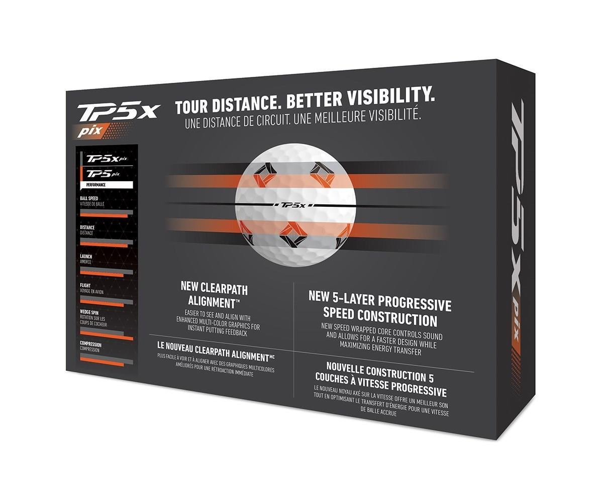 TaylorMade TP5x pix 3.0 piłki golfowe