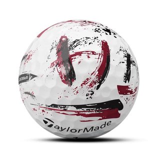 TaylorMade SpeedSoft Ink piłki golfowe, czerwone