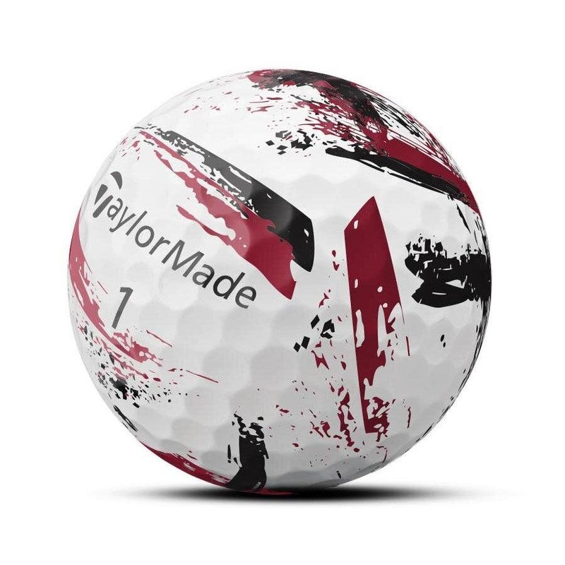 TaylorMade SpeedSoft Ink piłki golfowe, czerwone