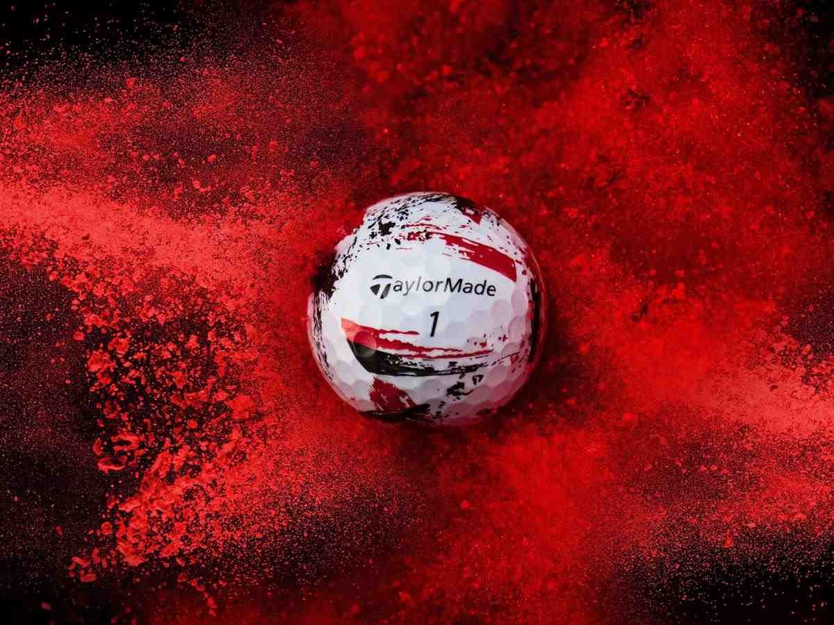 TaylorMade SpeedSoft Ink piłki golfowe, czerwone