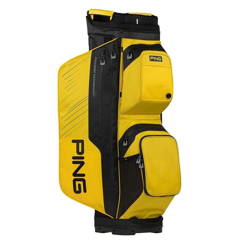 Ping Pioneer Monsoon cart bag, żółto/czarny