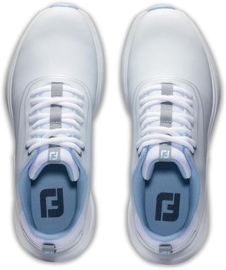 FootJoy Performa damskie buty golfowe, biało/niebieskie