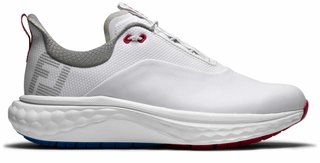 FootJoy Quantum damskie buty golfowe, biało/niebiesko/różowe