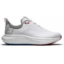 FootJoy Quantum damskie buty golfowe, biało/niebiesko/różowe