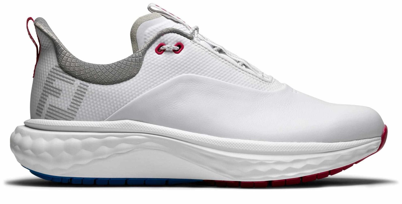FootJoy Quantum damskie buty golfowe, biało/niebiesko/różowe