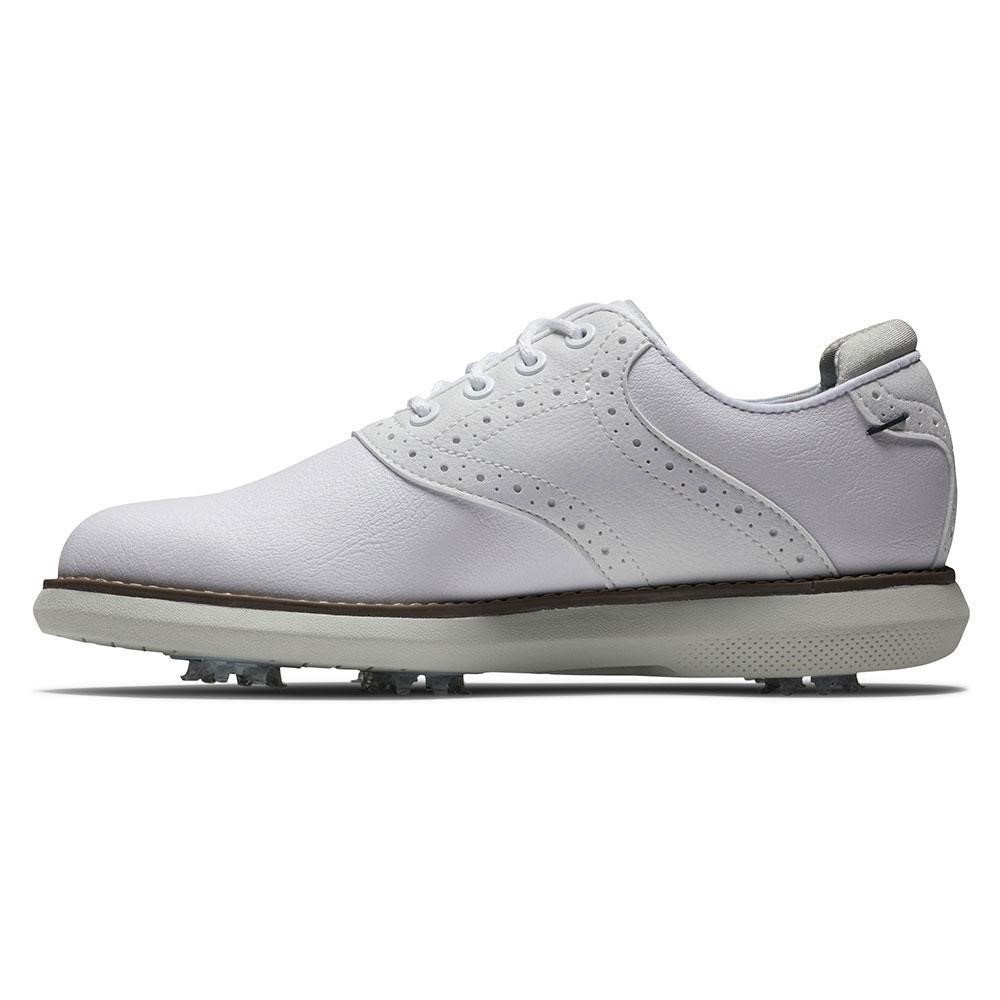 FootJoy Traditions juniorskie buty golfowe, biało/szare