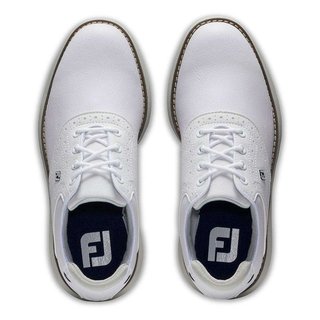 FootJoy Traditions juniorskie buty golfowe, biało/szare