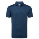FootJoy Painted Floral Lisle męskie polo, granatowe