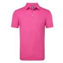 FootJoy Stretch Pique Solid Athletic Fit męskie polo, różowe