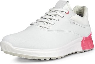 Ecco S-Three damskie buty golfowe, biało/różowe