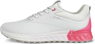Ecco S-Three damskie buty golfowe, biało/różowe