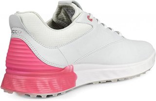 Ecco S-Three damskie buty golfowe, biało/różowe