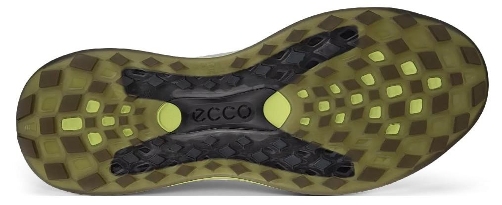 Ecco LT1 męskie buty golfowe, biało/żółte