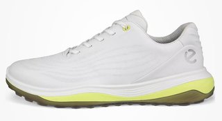 Ecco LT1 męskie buty golfowe, biało/żółte