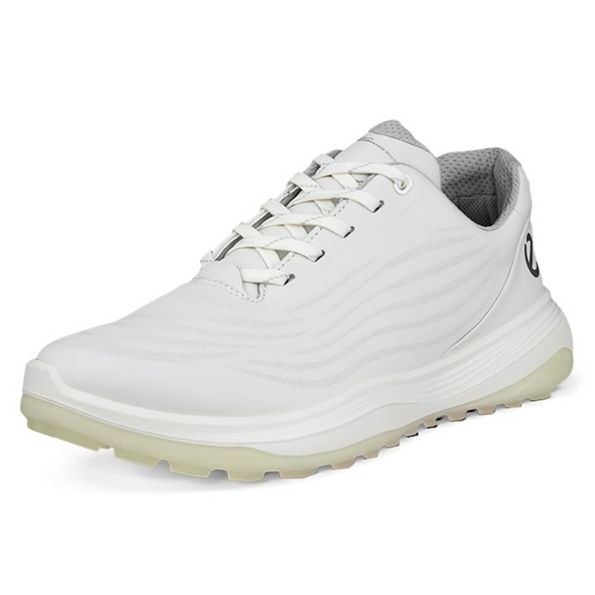 Ecco LT1 Waterproof damskie buty golfowe, białe
