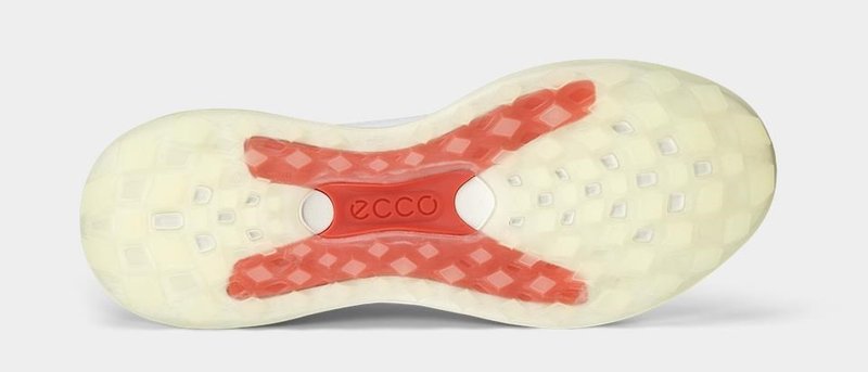 Ecco LT1 Waterproof damskie buty golfowe, białe