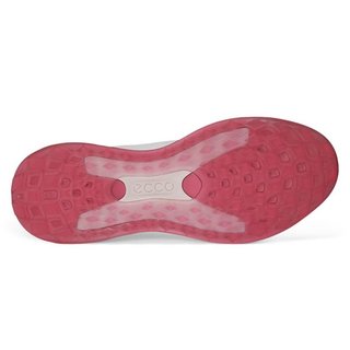 Ecco LT1 Waterproof damskie buty golfowe, biało/różowe