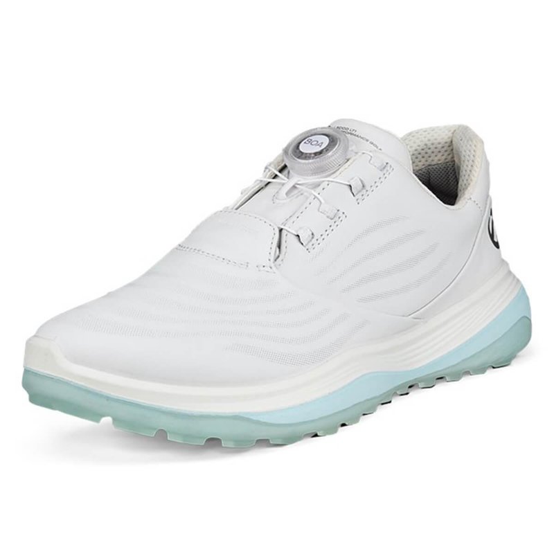 Ecco LT1 Boa damskie buty golfowe, białe