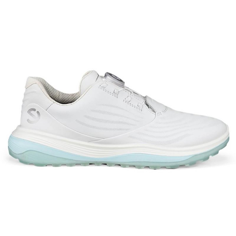 Ecco LT1 Boa damskie buty golfowe, białe