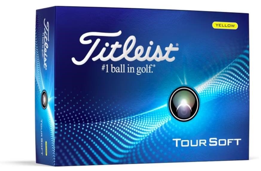 Titleist Tour Soft piłki golfowe, żółte