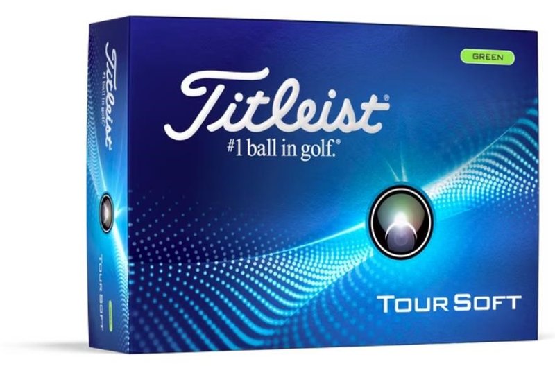 Titleist Tour Soft piłki golfowe, zielone
