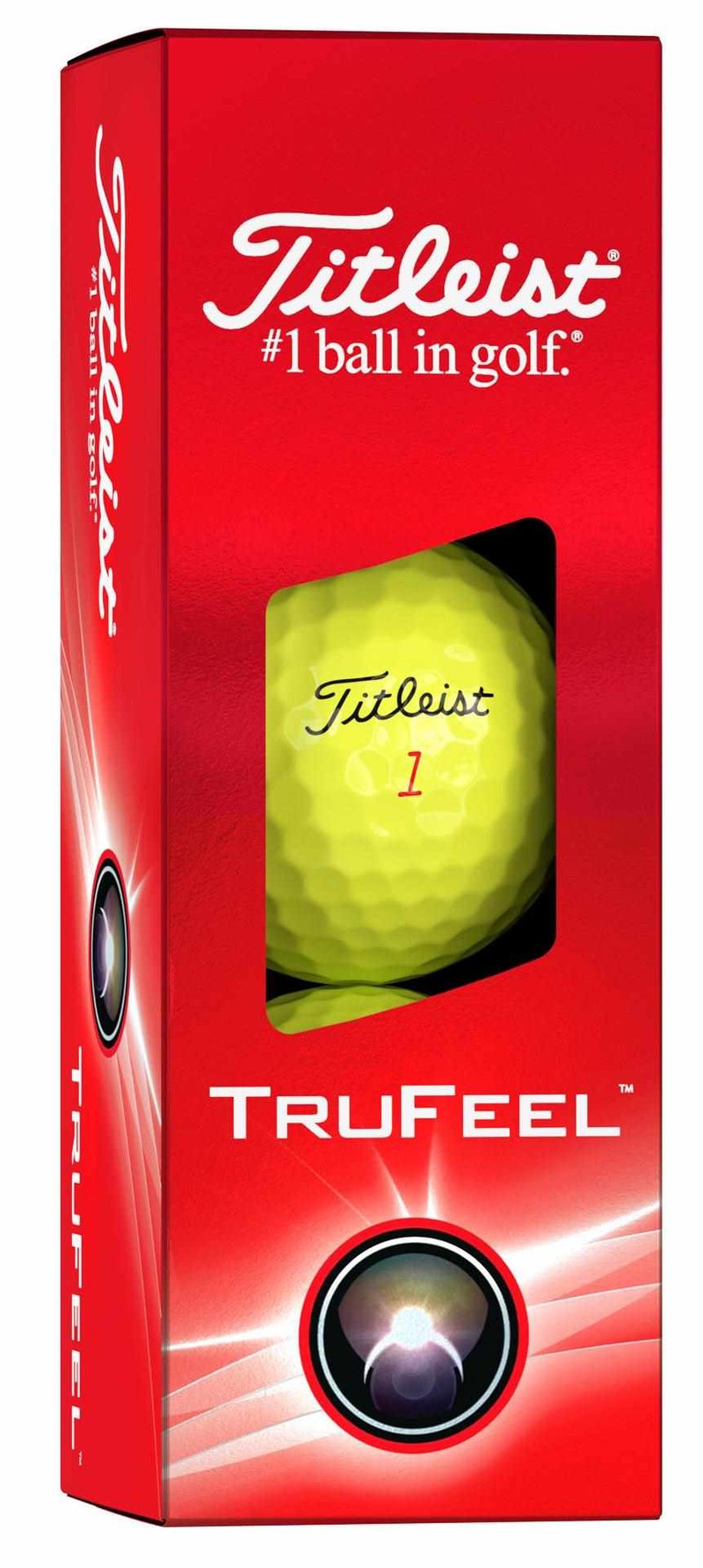 Titleist TruFeel piłki golfowe, żółte, 12 szt.