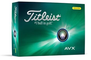 Titleist AVX piłki golfowe, żółte