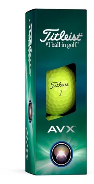 Titleist AVX piłki golfowe, żółte