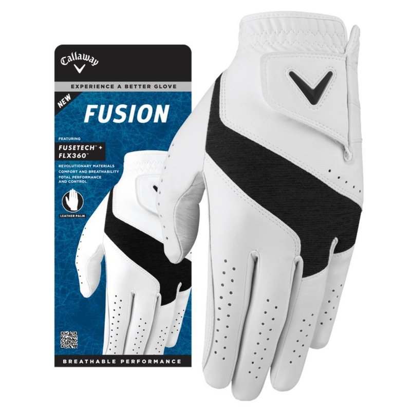 Callaway Fusion męska rękawica golfowa, biała