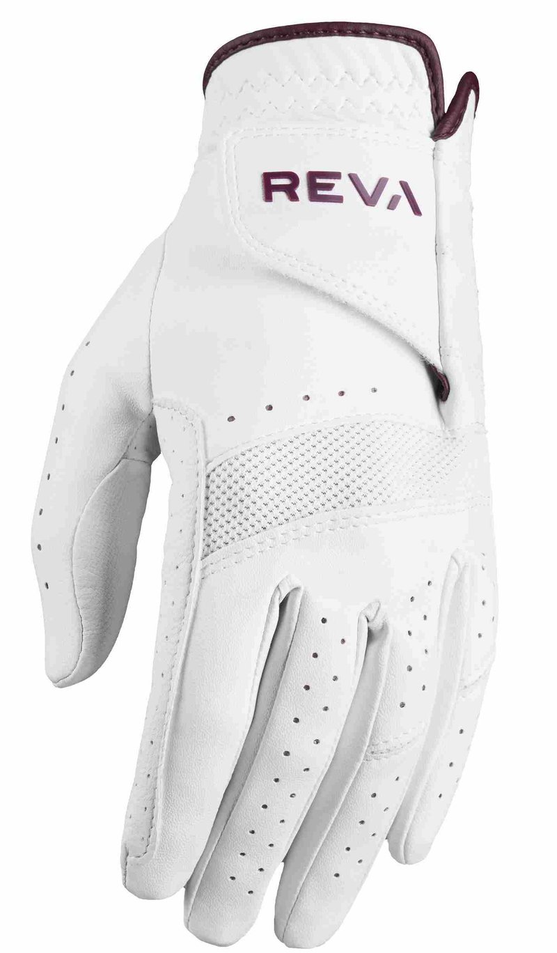 Callaway Reva damska rękawiczka golfowa, white/eggplant
