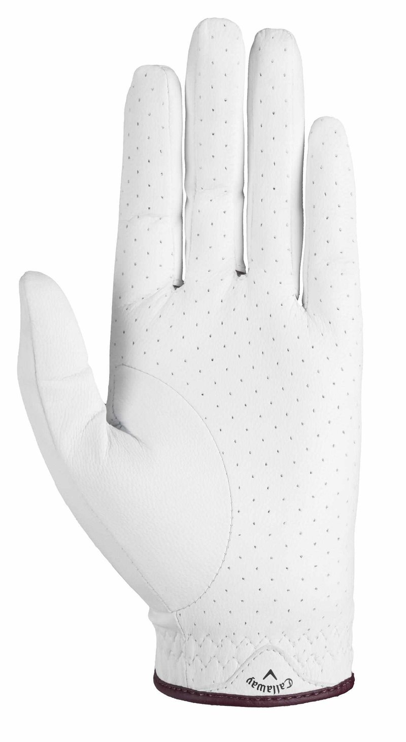 Callaway Reva damska rękawiczka golfowa, white/eggplant