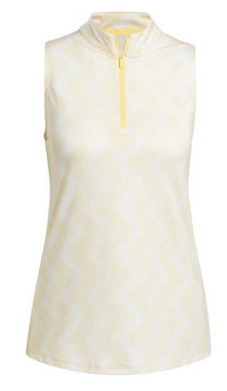 Adidas Ultimate365 Ottoman Printed damskie polo, żółte