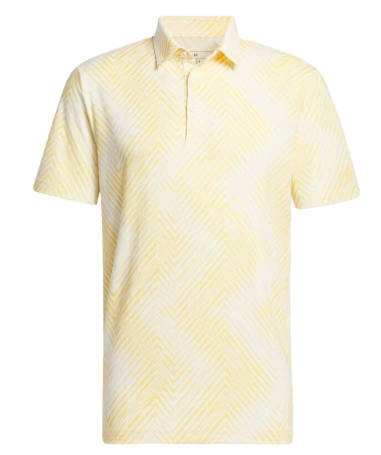 Adidas Ultimate 365 Allover Print męskie polo, żółte