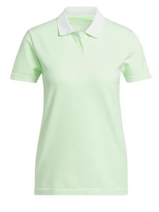 Adidas Ultimate365 Tour PrimeKnit damskie polo, crytsal jade
