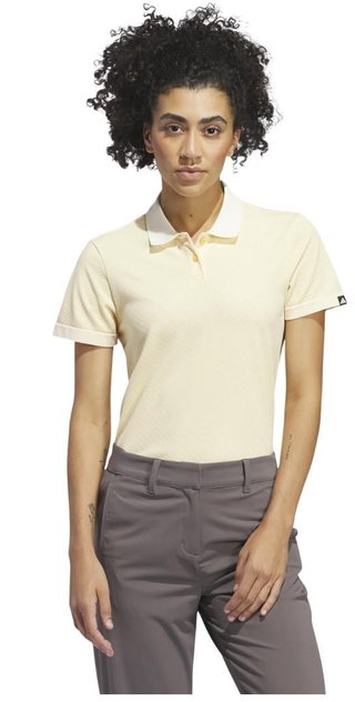 Adidas Ultimate365 Tour PrimeKnit damskie polo, żółte
