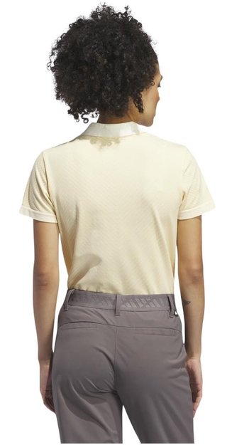 Adidas Ultimate365 Tour PrimeKnit damskie polo, żółte