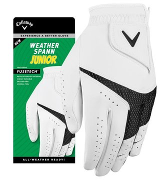 Callaway Weather Spann rękawiczka golfowa dla juniora, biała