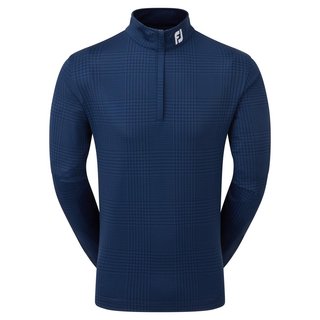 FootJoy Glen Plaid Print Chill-Out męska bluza, granatowa
