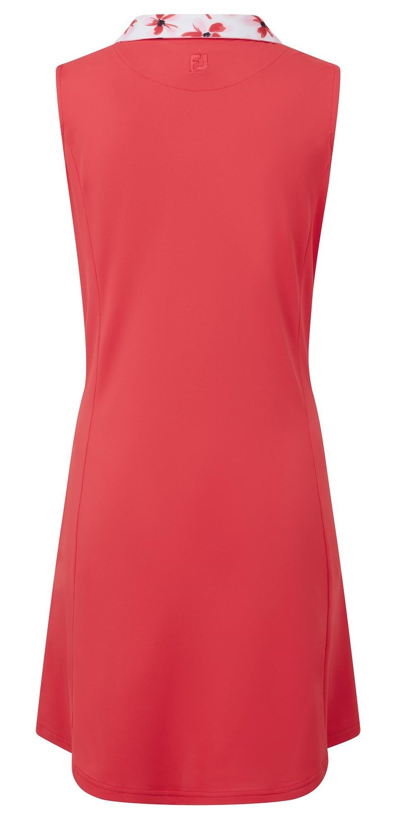 FootJoy Floral Trim sukienka golfowa, czerwona