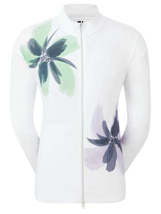 FootJoy Lightweight Full-Zip damska kurtka, biała