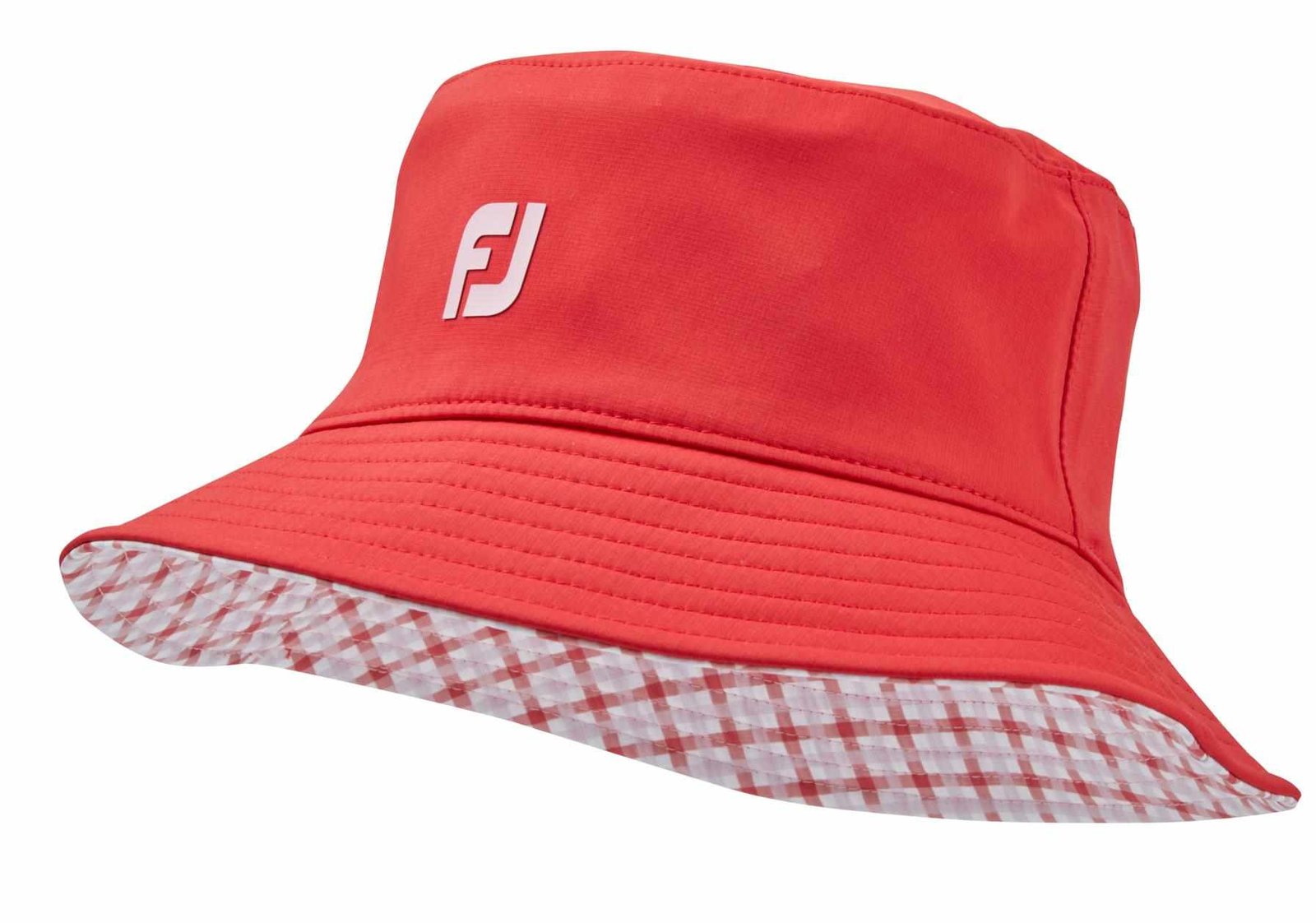 FootJoy Reversible damski kapelusz, czerwony