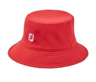 FootJoy Reversible damski kapelusz, czerwony