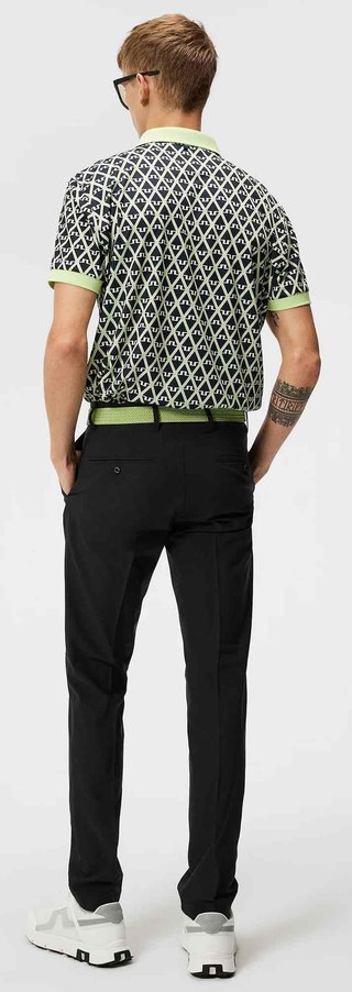 J.Lindeberg Tour Tech Regular Fit Print męskie polo, JL Navy
