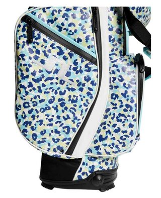 J.Lindeberg play stand bag, leopard aruba blue