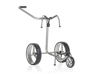 JuCad Junior Stainless Steel 3-wheeled wózek golfowy + torba