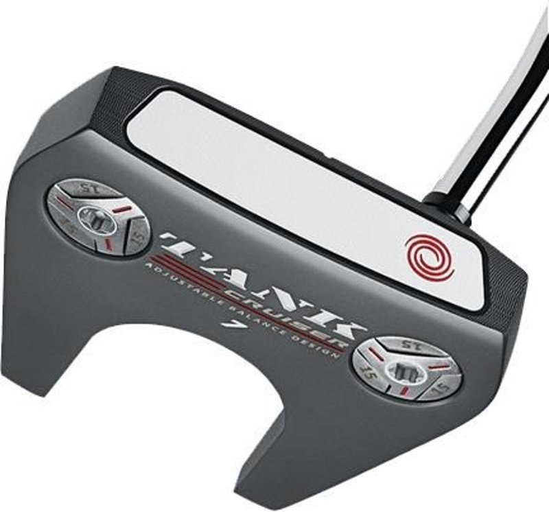 Odyssey Tank Cruiser #7 putter + headcover, odważnik