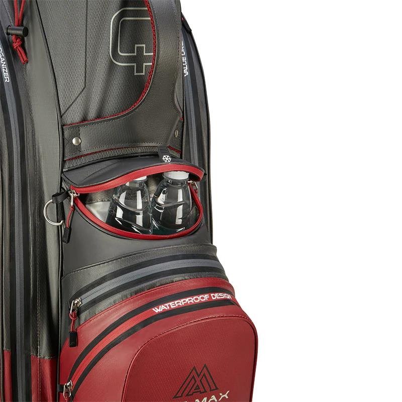 Big Max Aqua Sport 4 cart bag, szaro/bordowy
