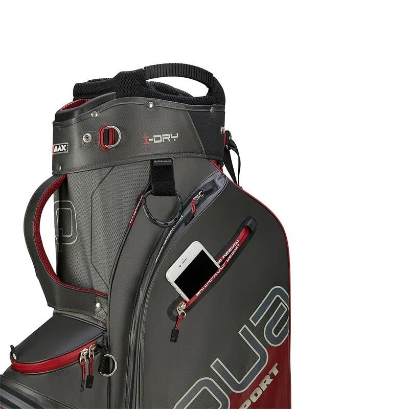 Big Max Aqua Sport 4 cart bag, szaro/bordowy