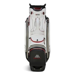 Big Max Aqua Sport 4 cart bag, biało/czarno/bordowy