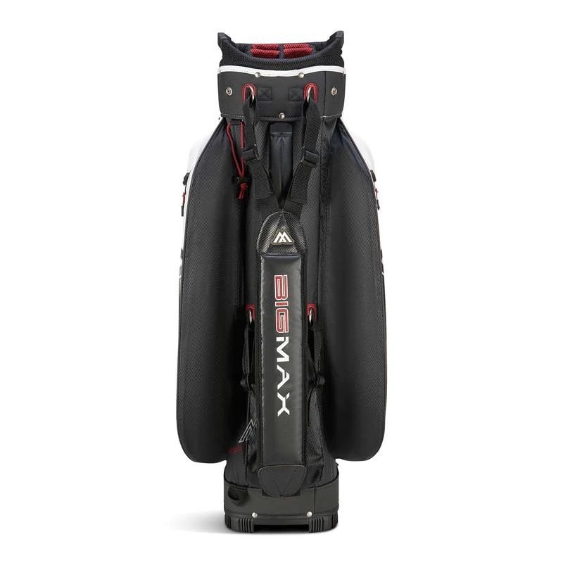 Big Max Aqua Sport 4 cart bag, biało/czarno/bordowy